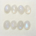 Lot 8Pcs. Moon Stone Oval Cabochon 8x6mm (8 pcs.)