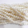 Perla Barroca de Agua Dulce de 14" (3,5-4 mm) - Hilo de 37 cm - Precios al por mayor de Perlas Naturales