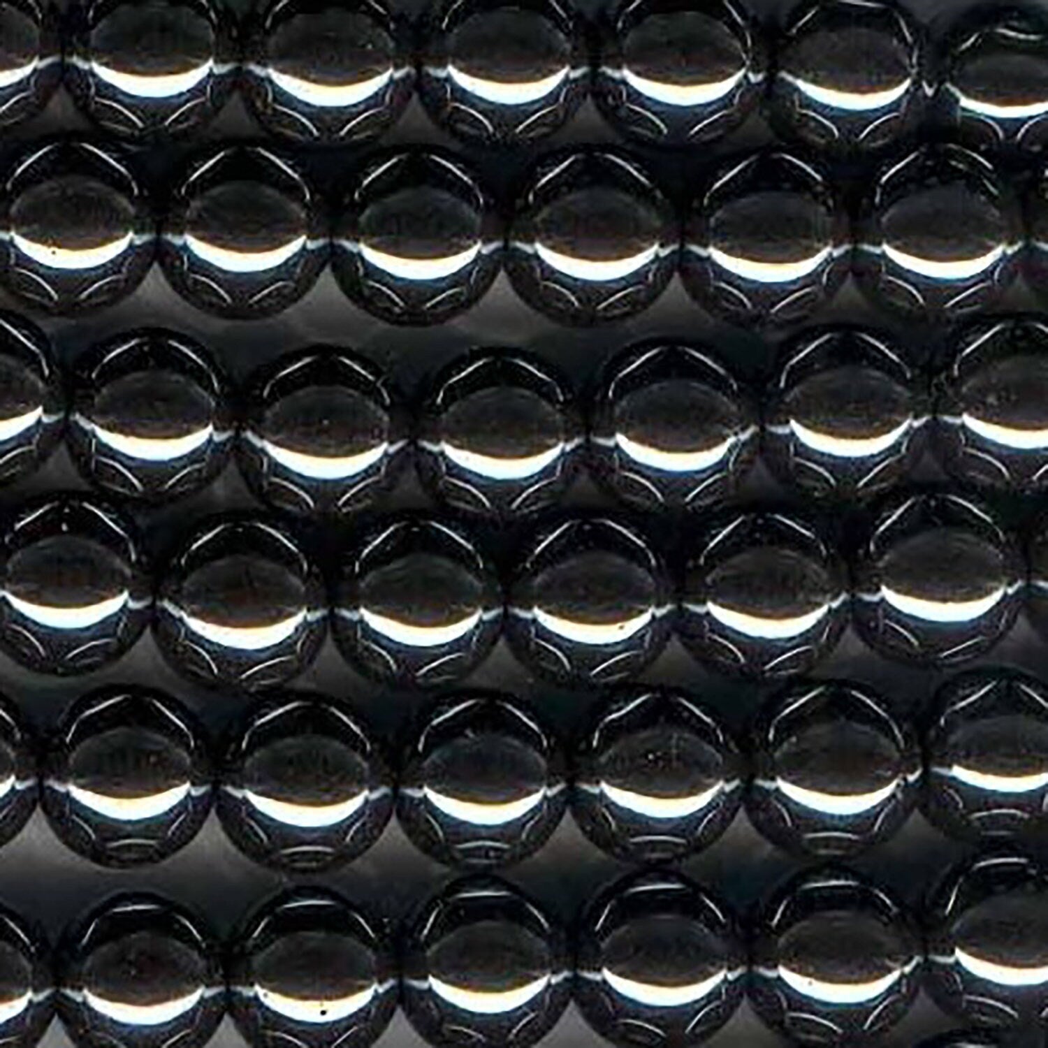 Perles rondes lisses en hématite St de 15 pouces (8 mm) - Fil de 39 cm