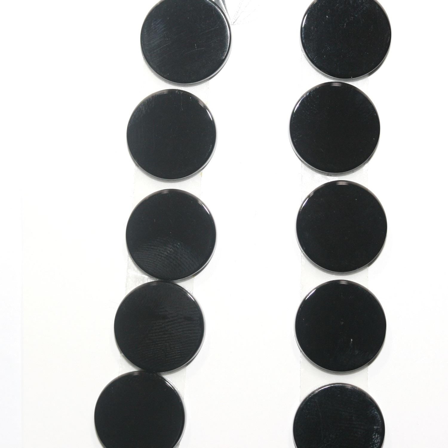 10 Pcs Lot Onyx Round Disk Flat Cabochon 12mm (10 pcs).