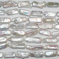13" St Freshwater  Biwas Pearl 25x9mm.Approx.-Strand 37cm  -Natural Pearls wholesale Prices