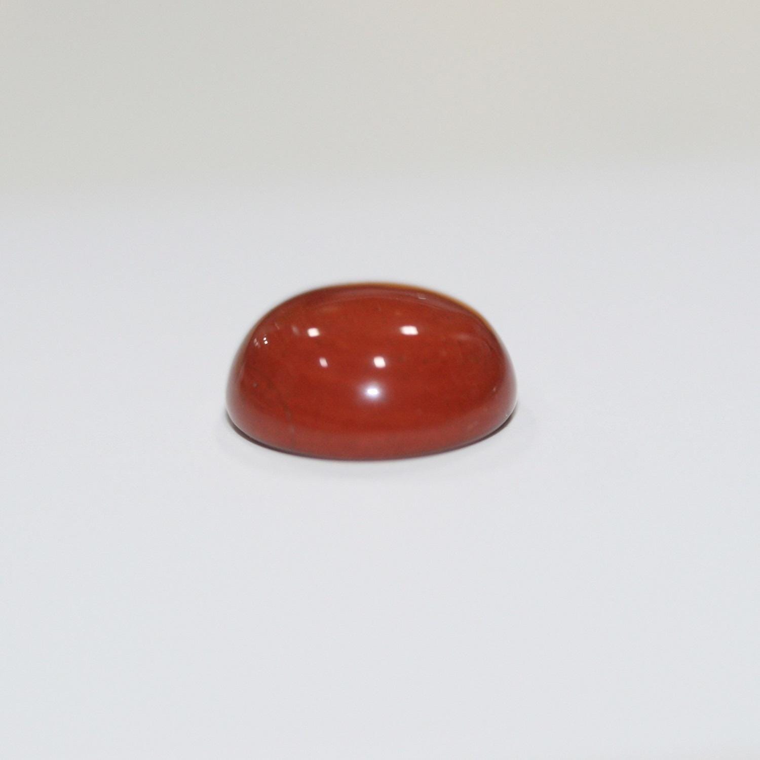 Smooth Round Red Jasper Cabochon  ( 10Pcs ) 10mm.