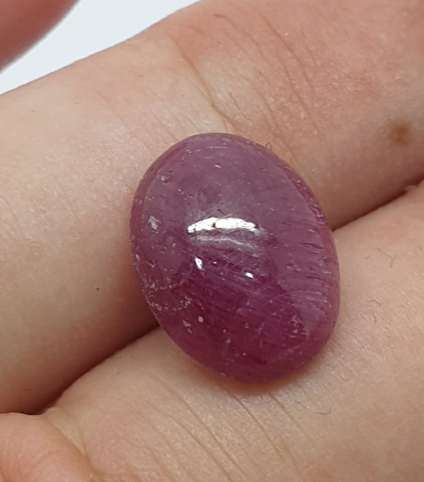 Ruby Cabochon 13.7x11mm 7.9 ct Natural Gemstone Gems For Jewelrry