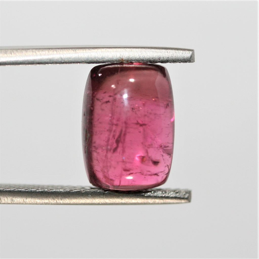 Pink Tourmaline Smooth Rectangular Cabochon 11.4x8.2mm. (5.27ct.)