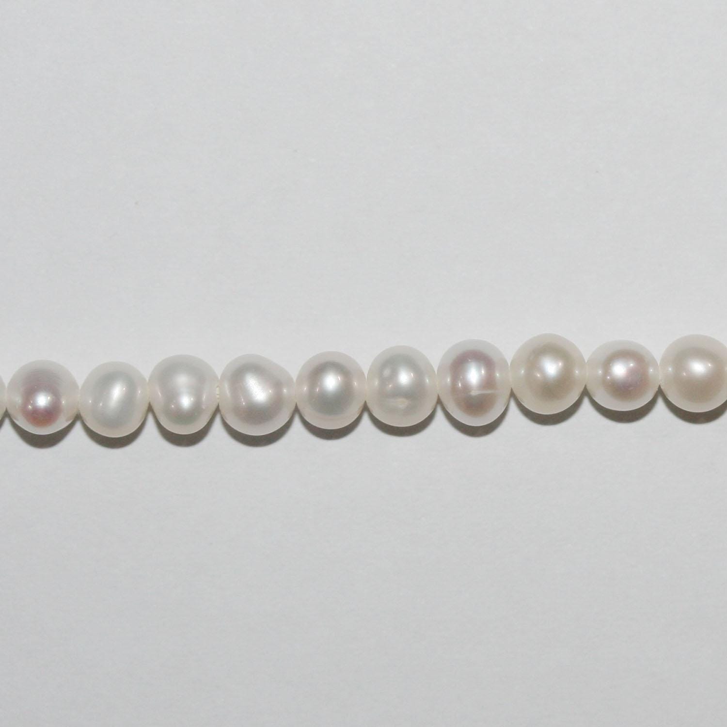 13" St. Fresh Water  Round Pearl 4-4.5mm.-Strand 36cm.-Natural Pearls wholesale Prices