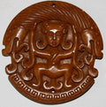 Colgante de Jade Marrón 69mm.
