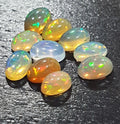 Lote de 10 cabujones ovalados de ópalo Wello natural de 5 x 3 mm (AAA) - Venta al por mayor - Lotes de piedras preciosas - Gema sin tratar