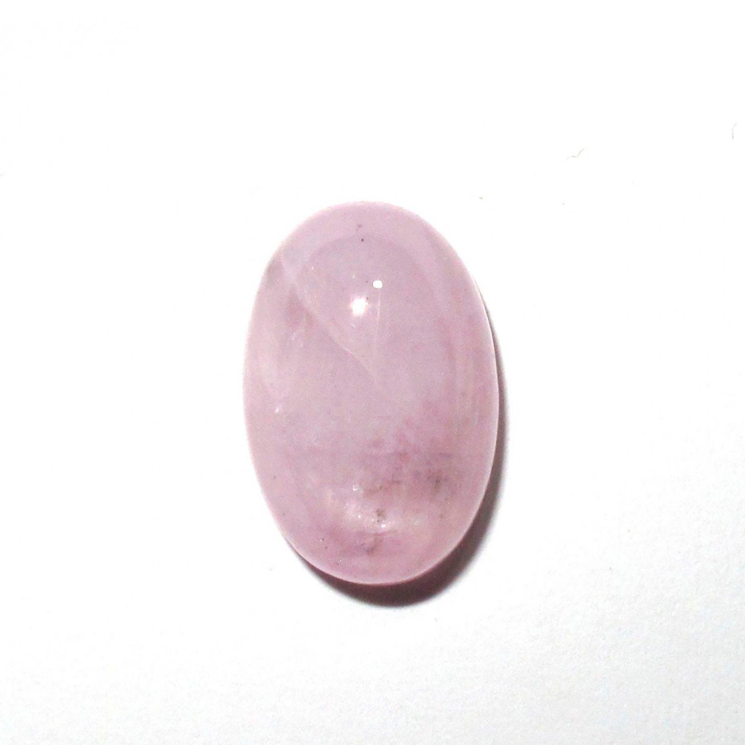 Lote de 6 cabujones ovalados de kunzita (6 piezas) 12 x 8 mm