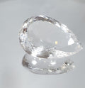 105.2ct  Huge AAA  Natural Rock Crystal Quartz Faceted Pear Drop  37.7x25.9x20.4mm - Natural Quartz- Natural Gemstone