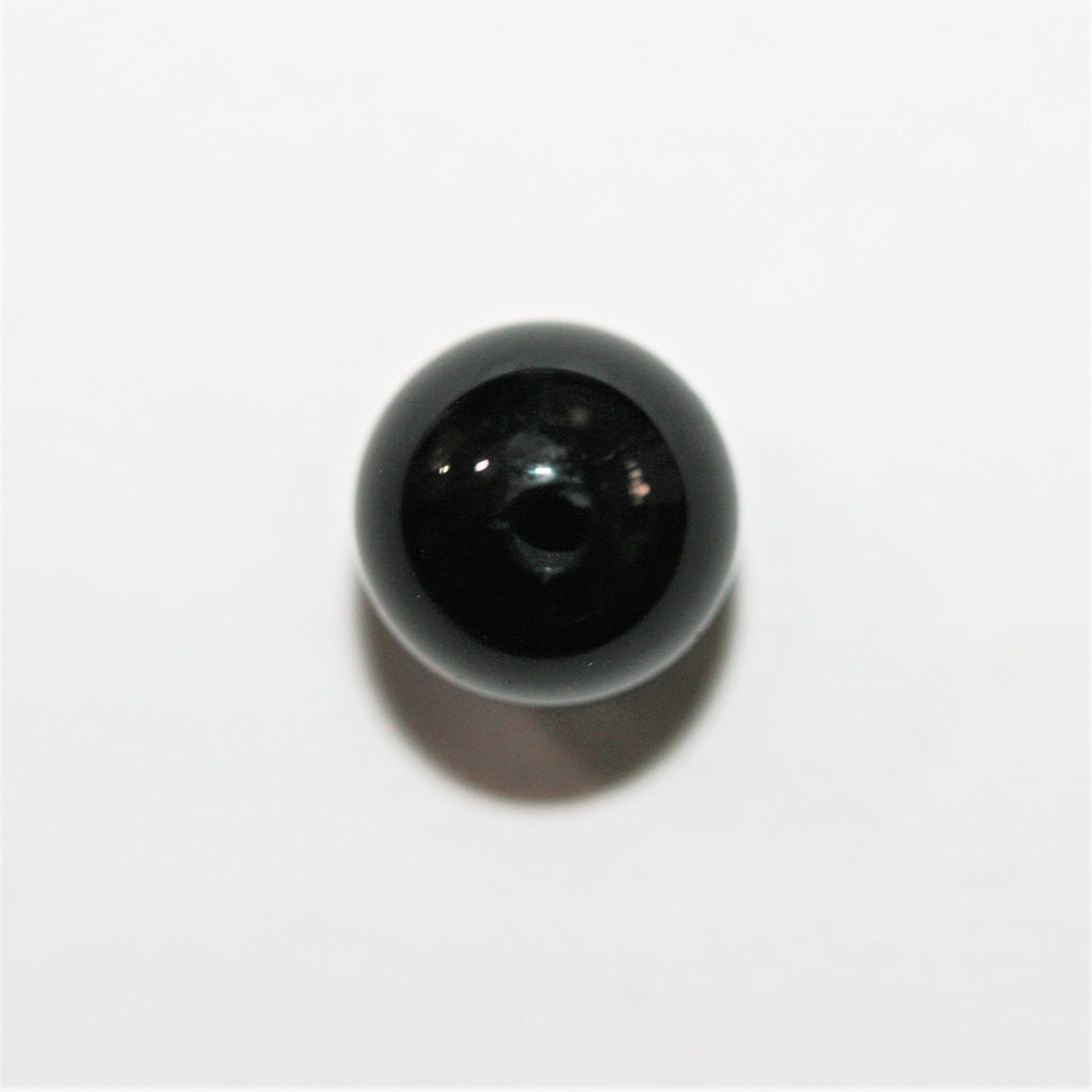 Ónix Semiperforado Liso Redondo 6mm.- 10 Piezas