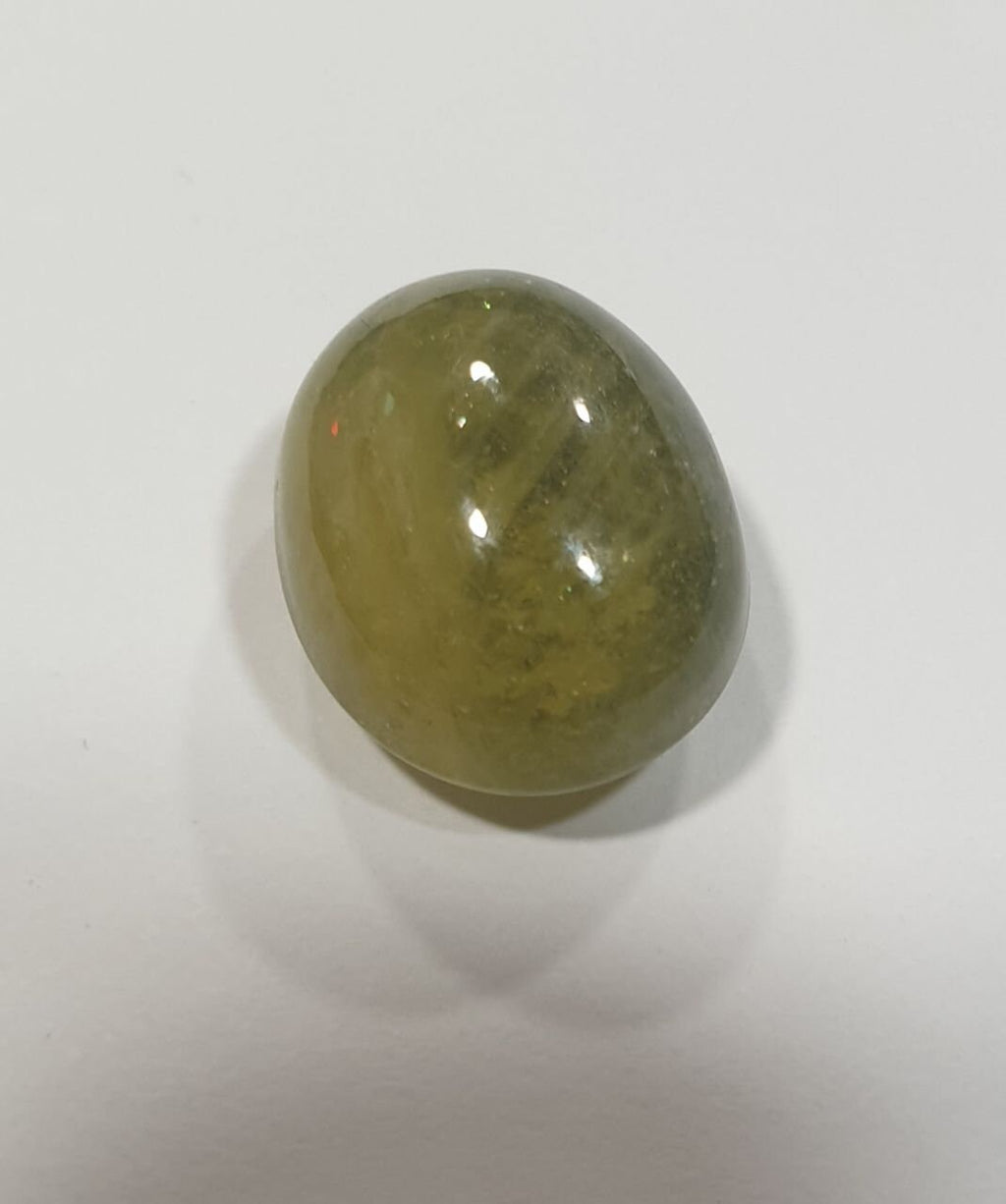 Green Sapphire Oval Cabochon 15x12mm.(15.9ct.).
