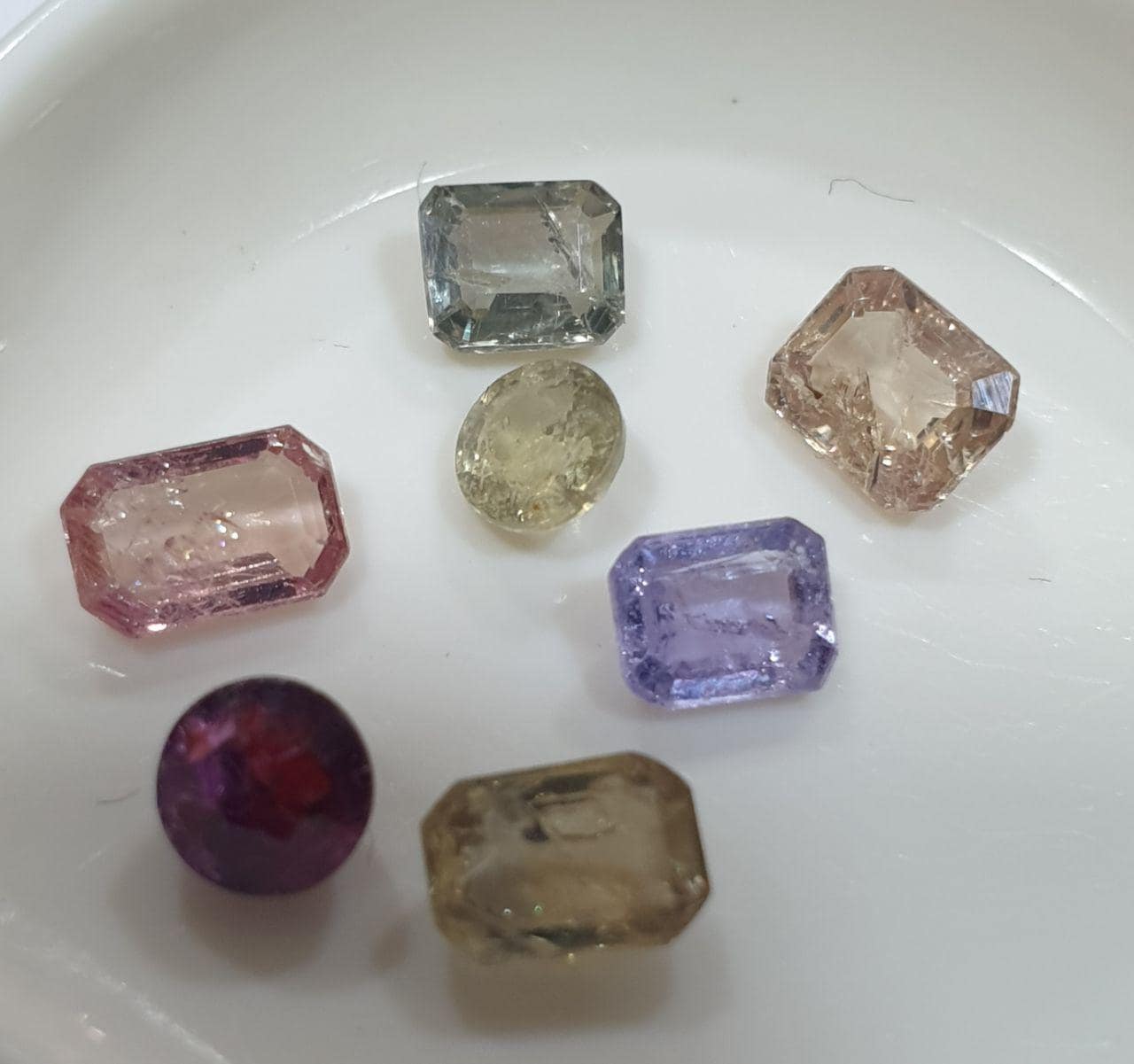 Lote de Zafiros Mixtos - Varios tamaños y formas: Rectangulares, Cuadrados, Redondos - Gemas al por Mayor - Piedras Naturales para Joyería