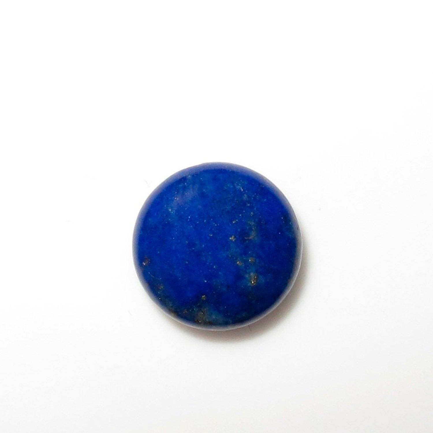 Lote de 6 cabujones de moneda de lapislázuli de 10 mm. (6 uds.)