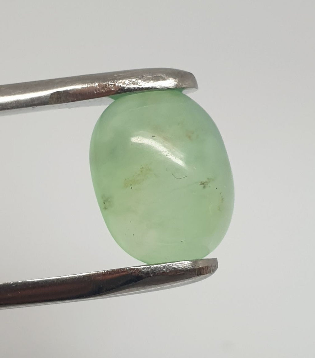 Blue Green Peruvian Opal Cabochon 13.5x10.2x6.7mm. (6.7ct.)-Natural Untreated Gem-Unique color- jewellery Supplies-Inclusion Stones Natural