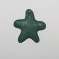 Colgante Estrella Verde Lava 50mm.