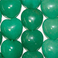 14" St Green  Aventurine Smooth Heart Beads 18mm.-Strand 40cm