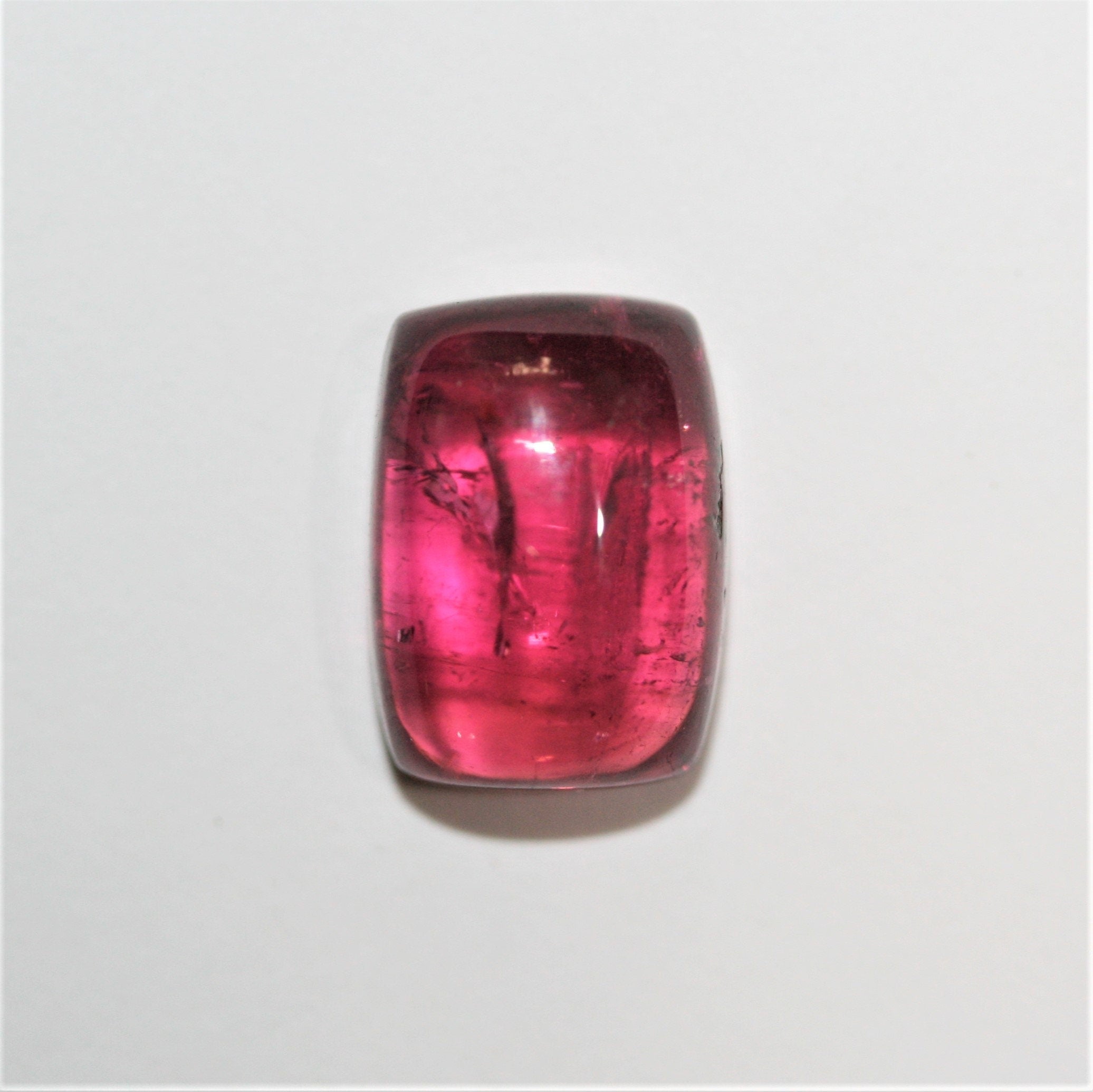 Pink Tourmaline Smooth Rectangular Cabochon 11.4x8.2mm. (5.27ct.)