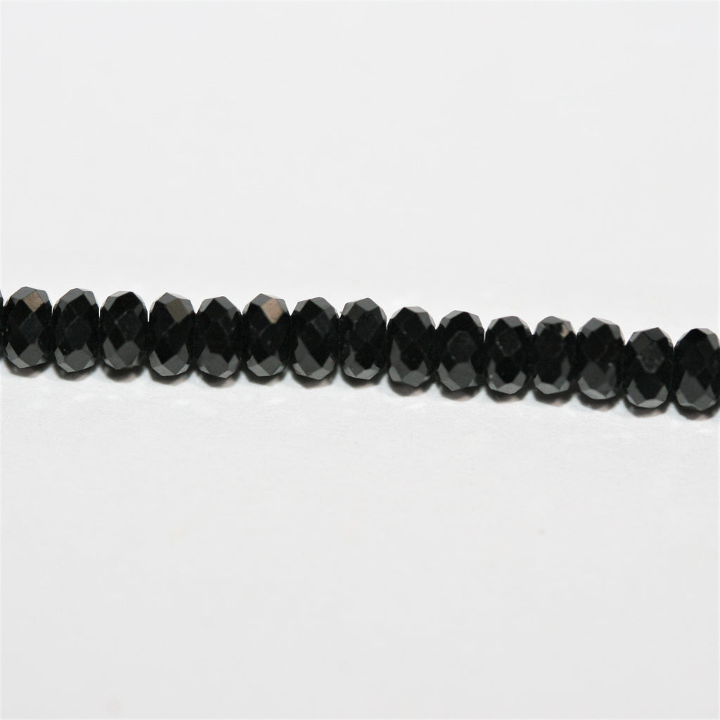 12" St Spinel Faceted Rondelle Beads 3x1,5mm.- Strand 32cm.