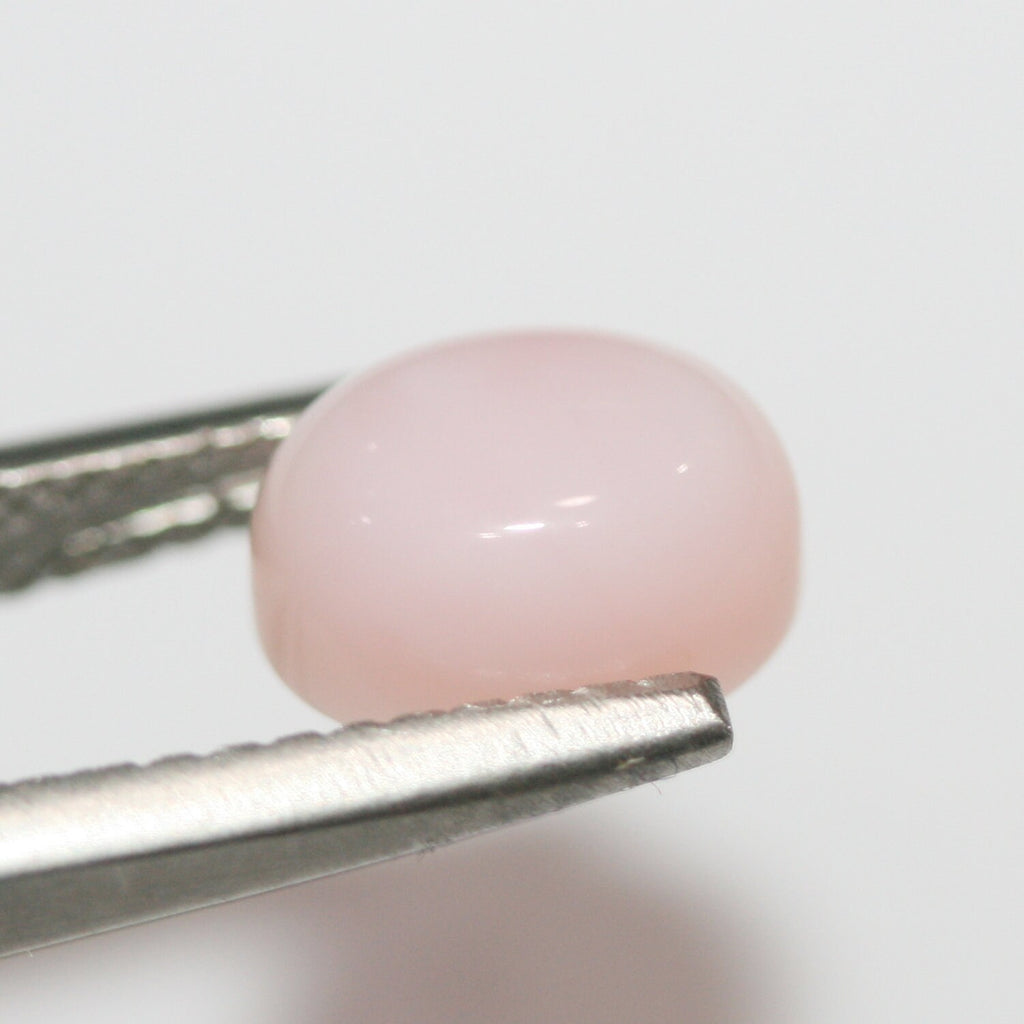 10 Pcs Lot Pink Opal Oval Cabochon 9x7 mm. (10 pcs.).