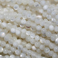 Cuentas redondas lisas de nácar de 40 cm, 2 mm, 16" (St MOP) - Hilo de 40 cm
