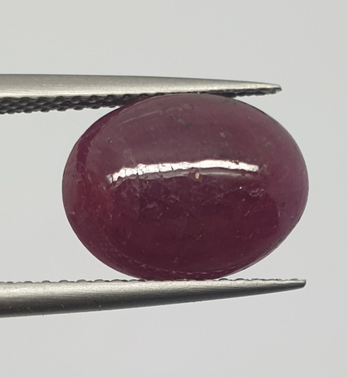 Top color Natural Untreated Ruby Cabochon 12.4x9.6mm 6.5ct Natural Gemstone Gems For Jewelry