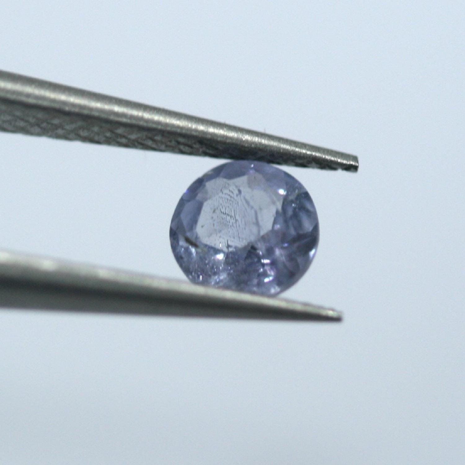 Lot de tanzanites rondes à facettes de 3,5 mm - 2 carats - Pierres précieuses de qualité supérieure, vente en gros