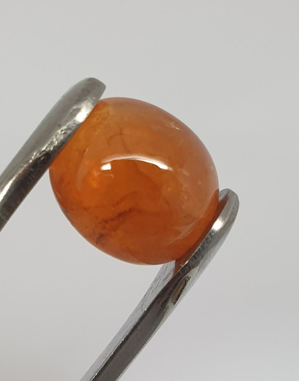 Spessartite Garnet Oval Cabochon 12x10.2mm. (14.42ct.) Fanta Garnet Orange Garnet Spessartite Garnet- Untreated Gem