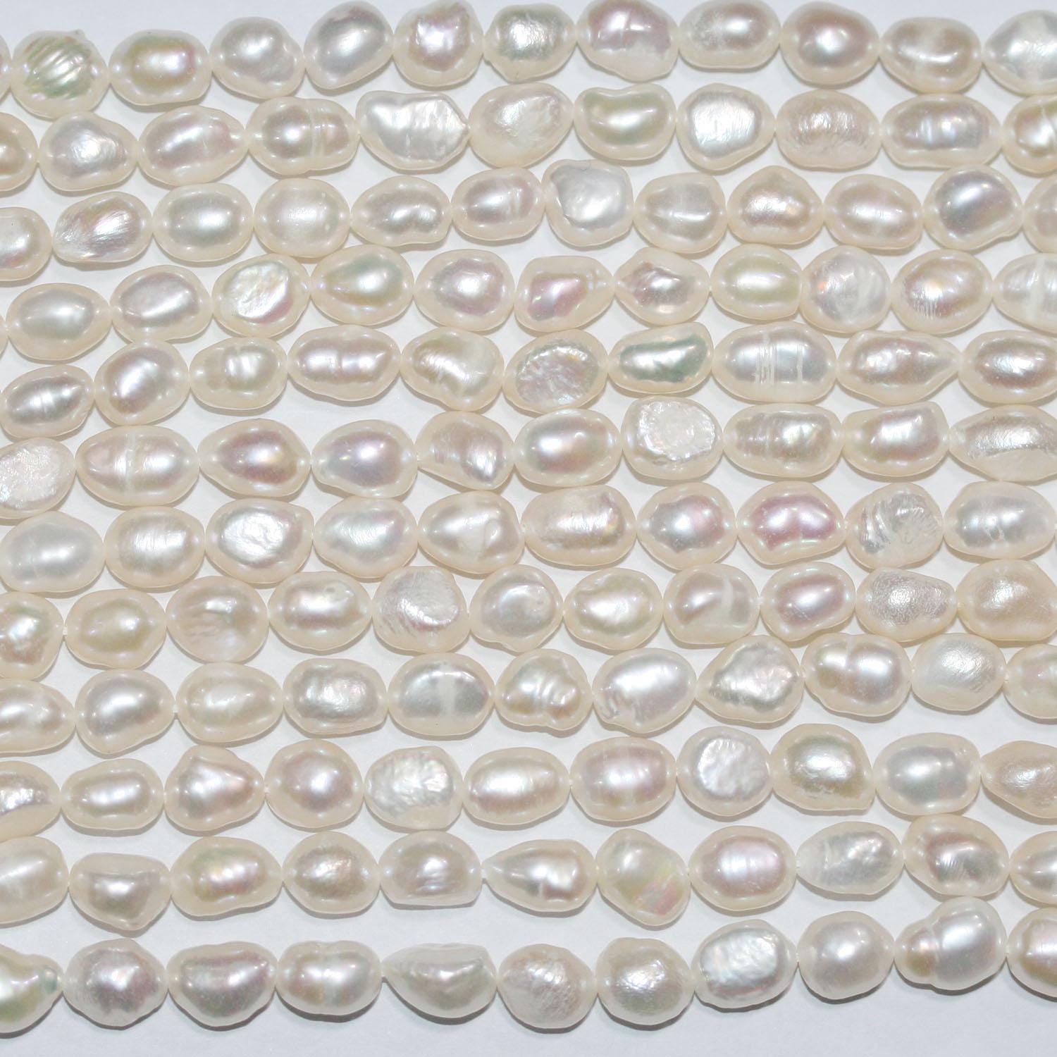 13" St Freshwater Baroque Pearl 6-7mm.Approx.-Strand 34cm  -Natural Pearls wholesale Prices