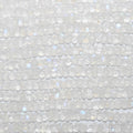 13" St Moonstone Faceted Rondelle Beads 4x2mm.Approx. -Strand 34cm