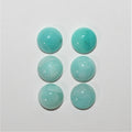 Peruvian Amazonite Round Cabochon ( 6 Pcs) 10mm