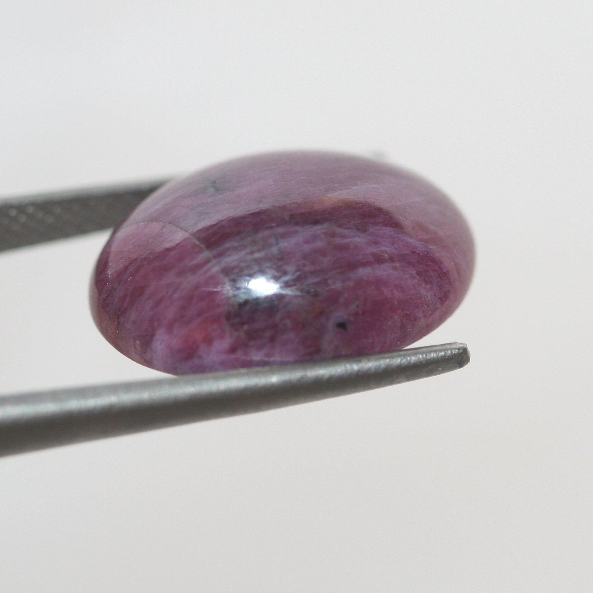 Ruby Oval Cabochon 17.4x12.7mm.-(15.4ct) Natural Untreated Gemstone