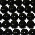 Perles rondes lisses en onyx de 15 pouces (20 mm) - Fil de 39 cm