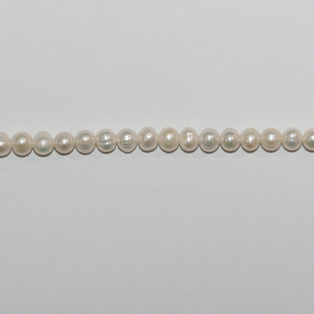 13" Strand Fresh Water  Round Pearl 5-6mm.-Strand 37cm.-Natural Pearls wholesale Prices