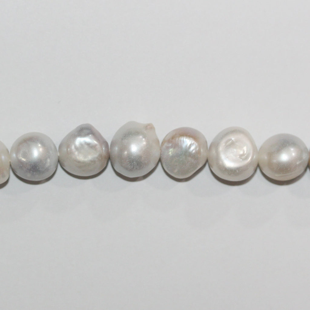 Perles baroques d'eau douce St 14" (12-13 mm) - Fil de 36 cm - Perles naturelles - Prix de gros