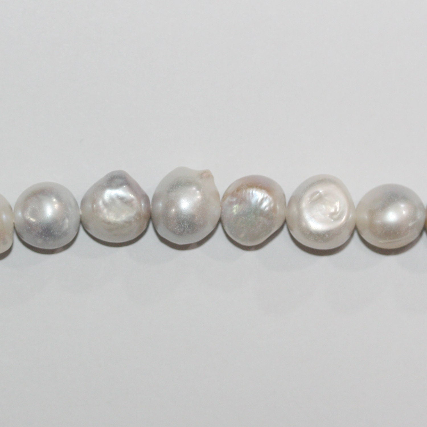 Perla Barroca de Agua Dulce de 14" (12-13 mm) - Hilo de 36 cm - Precios al por mayor de Perlas Naturales