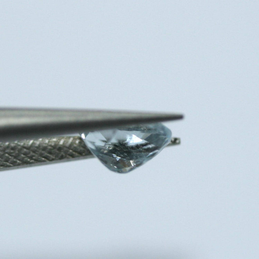 Lote de Aguamarina Ovalada Facetada 7x5mm.- (4 Piezas)-Piedras Preciosas al Por Mayor Piedra Cortada de Primera Calidad