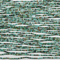 Perles rondes lisses en turquoise St de 15 pouces, 1,5-1,7 mm. - Fil de 39 cm.