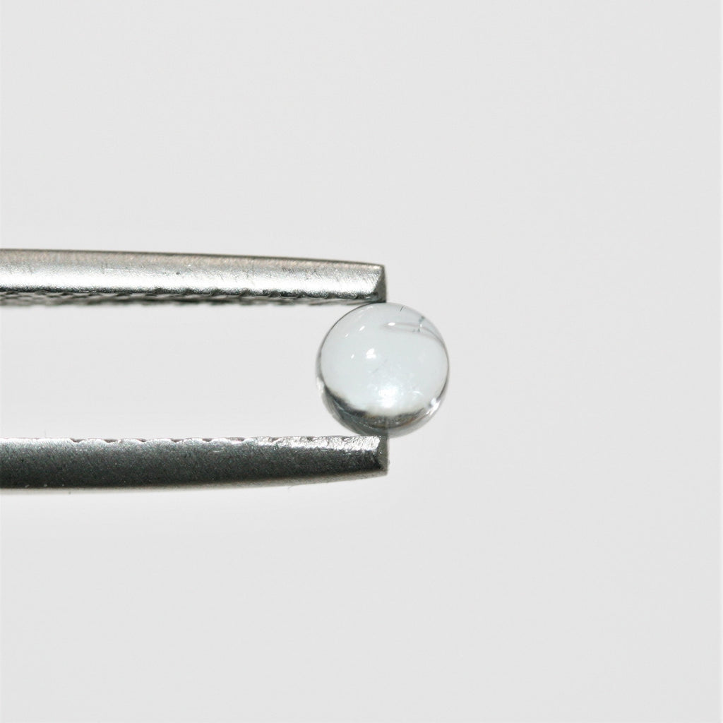 Sky Blue Topaz Smooth Round Cabochons Lot 4mm.- 15 Pieces