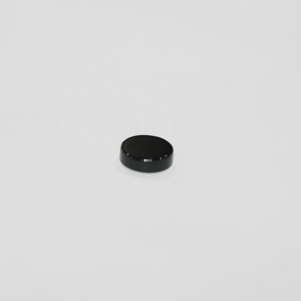 Onyx Smooth Disc Cabochon 7mm. (15 Pieces).