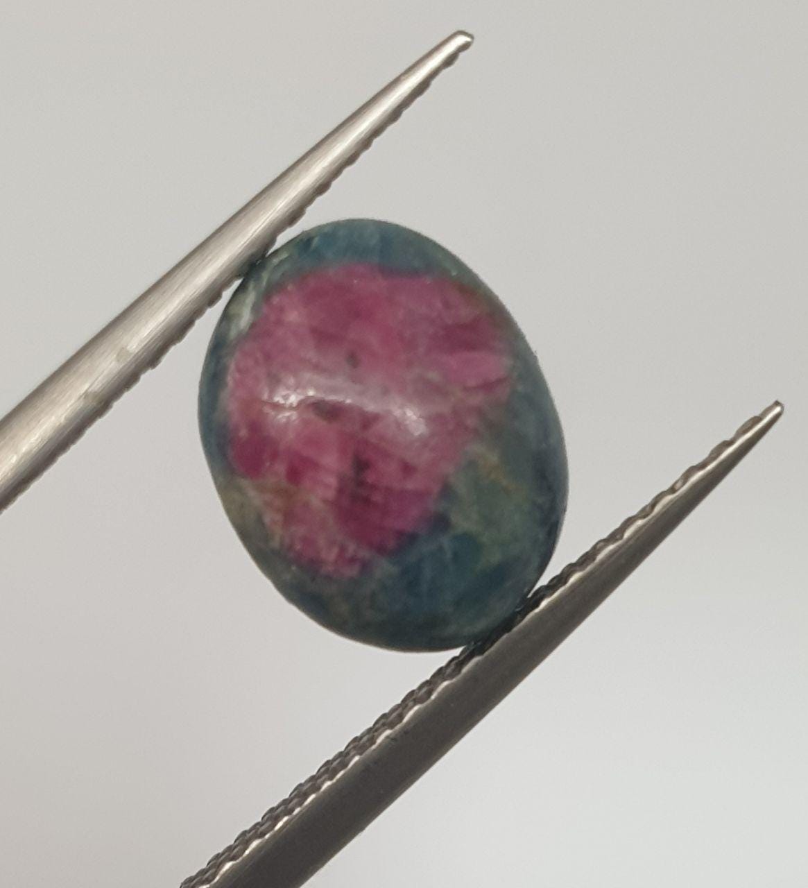 Ruby Zoisite Oval Cabochon9.9x8.1mm 3.8ct Natural Untreated Gemstone