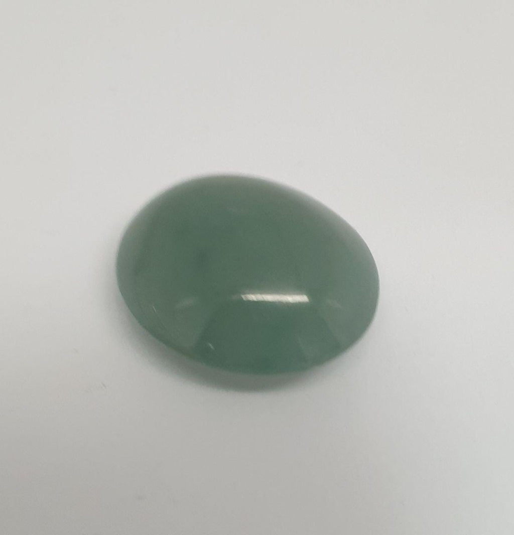 Jadeite Smooth Oval Cabochon 17.2x14.6mm. (14.45ct.) - Wholesale Gemstones- Natural Stones For Jewelry