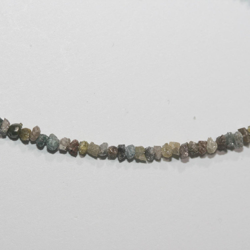 14" St Gray Diamond Unpolish 1.5-2.5mm.-Strand 38cm.-Item.7296