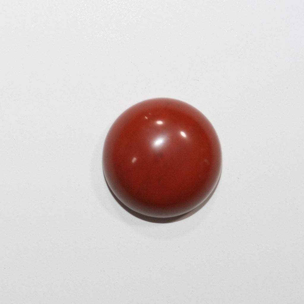 Smooth Round Red Jasper Cabochon  ( 10Pcs ) 12mm.