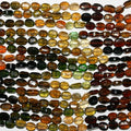 13" St Petro Tourmaline Faceted Oval 5-6mm.-Strand 34cm.