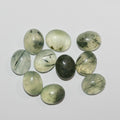 10 Pcs Lot Prehnite Oval Cabochon 11x9mm (10 pcs)