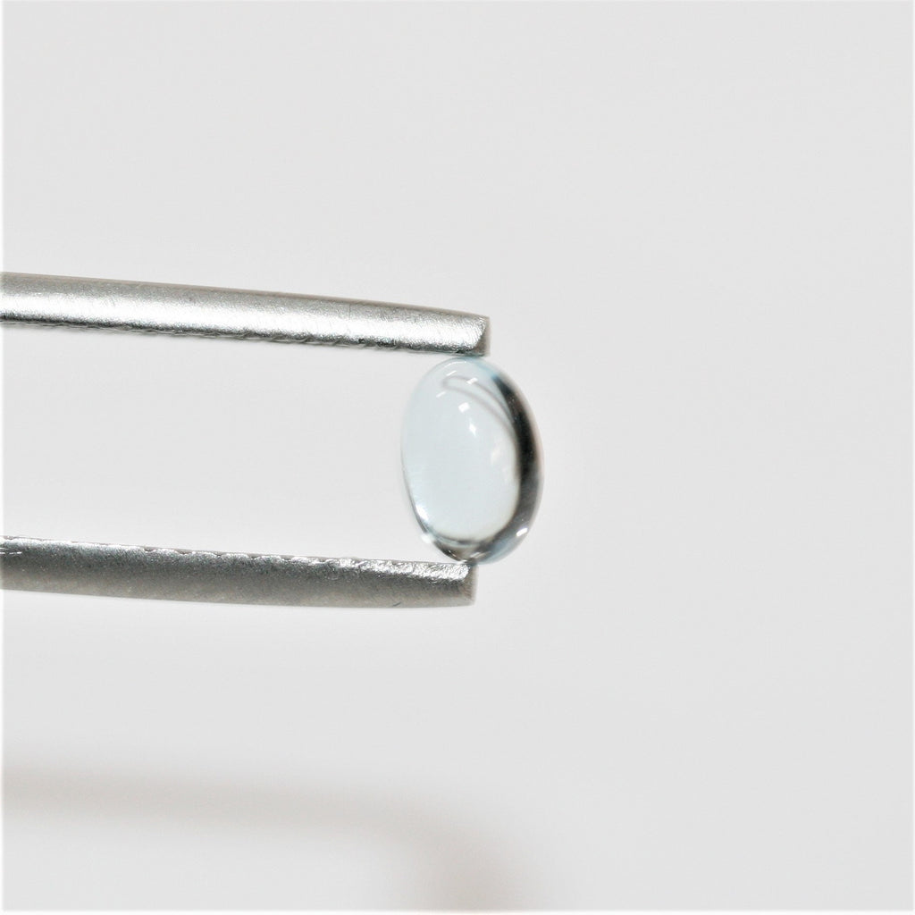 Sky Blue Topaz Smooth Oval Cabochons Lot 6x4mm.- 12 Pieces