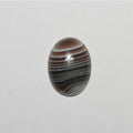 Lote de 4 cabujones ovalados de ágata de Botswana (4 unidades) de 16 x 12 mm