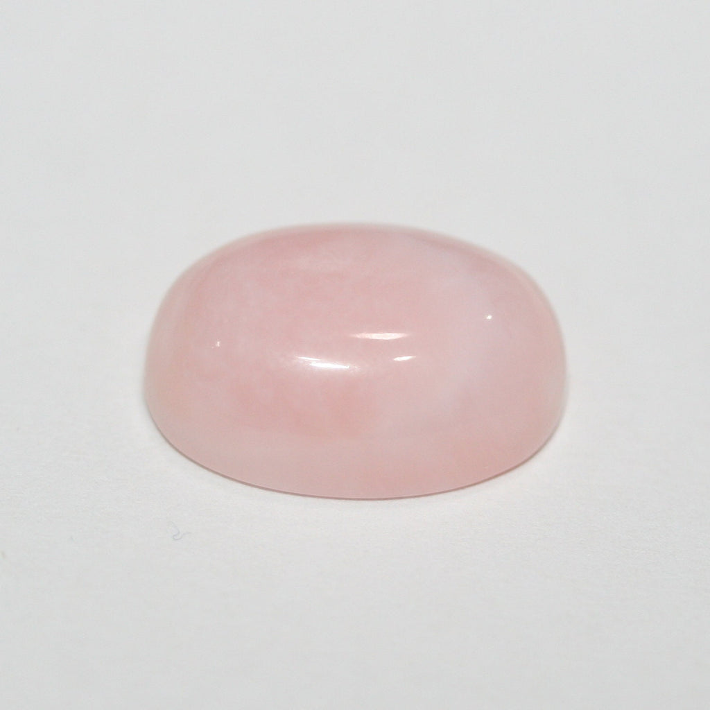 Lote de 6 cabujones ovalados de ópalo rosa de 14 x 10 mm. (6 uds.).