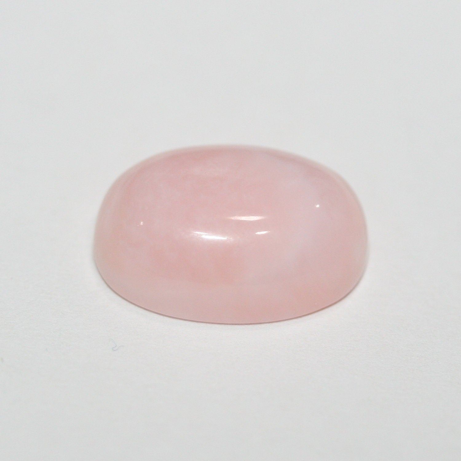 Lote de 6 cabujones ovalados de ópalo rosa de 14 x 10 mm. (6 uds.).