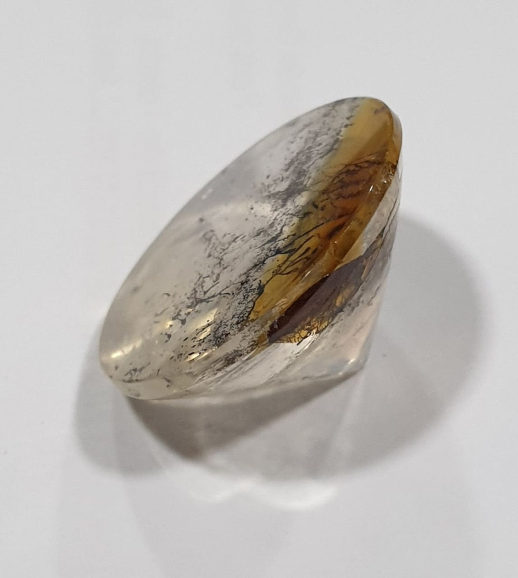 Dendritic Quartz Smooth Round  With Culet Cabochon 18mm.-(15.11ct) Healing Power Stones